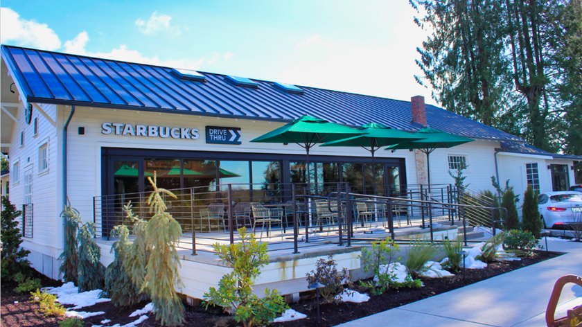 New Starbucks Drive-Thru